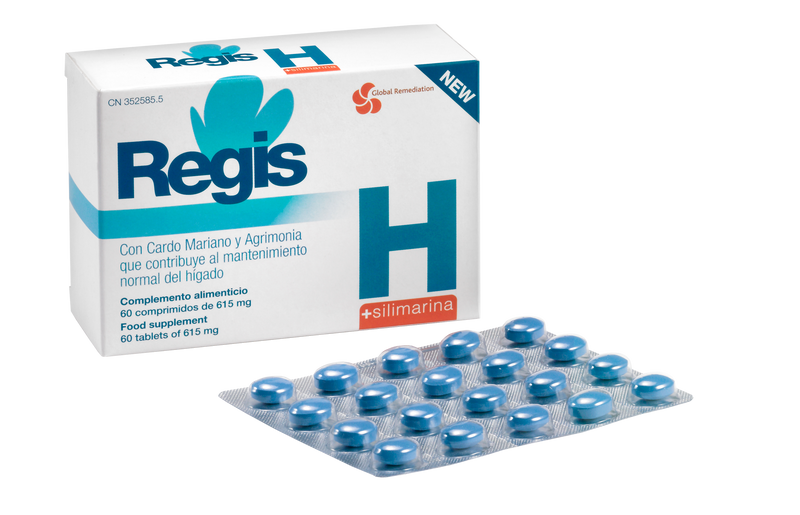 Regis H Silimarina, caja de 60 comprimidos