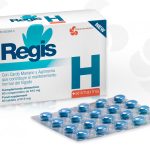 Regis H Silimarina. Cuida de tu hígado. Suplemento alimenticio con activos antiedad y antioxidantes. Foto del producto.
